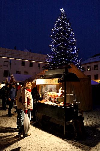Weihnachtsmarkt, Advent und Weihnachten in Český Krumlov 2010