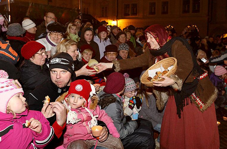 Lebende Krippe, Advent und Weihnachten in Český Krumlov 2010
