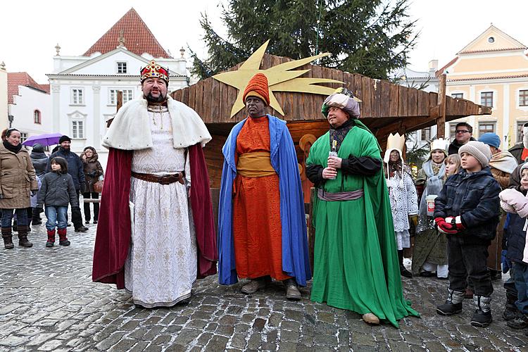 Dreikönigstag, 6.1.2011, Advent und Weihnachten in Český Krumlov
