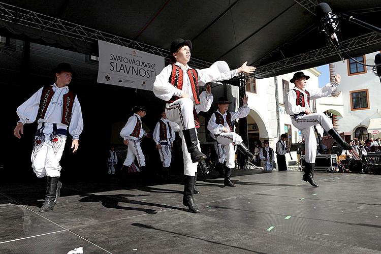 St.-Wenzels-Fest und Internationales Folklorefestival 2011 in Český Krumlov, Samstag 24. September 2011