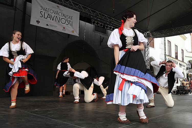 St.-Wenzels-Fest und Internationales Folklorefestival 2012 in Český Krumlov, Samstag 29. September 2012