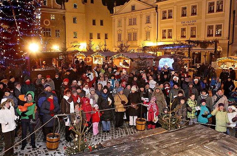 Carol Singing in the Czech Republic, 12.12.2012