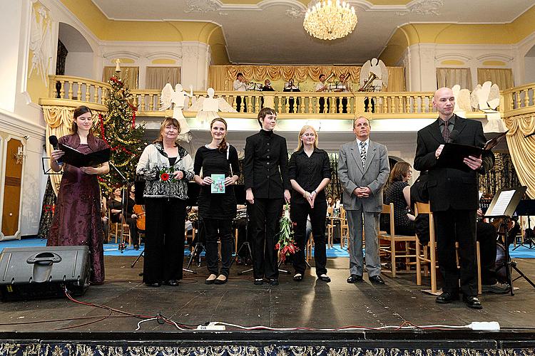 Concert performed by the Artistic Elementary School in Český Krumlov to celebrate the 20th anniversary of entering the town into the UNESCO World Heritage List, 15.12.2012
