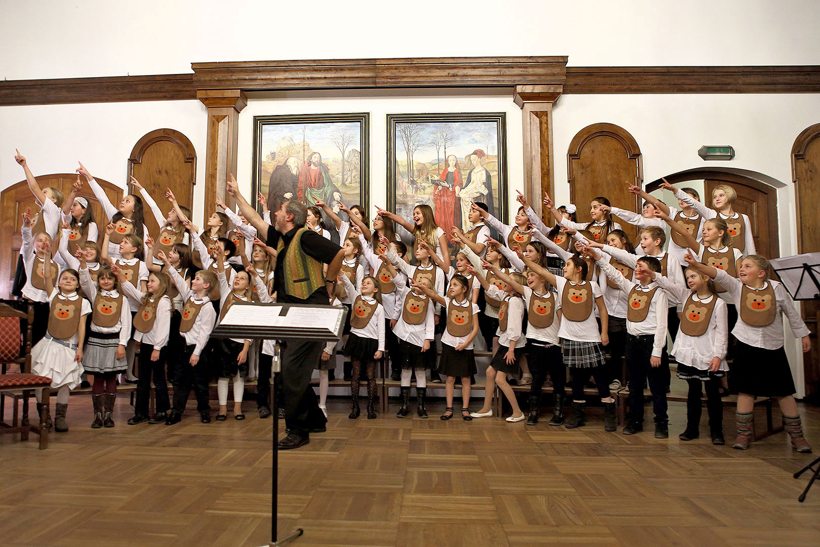 Wir bringen euch Neuigkeiten mit - Konzert der Band Brumlíci und der Gäste, Kunstschule ZUŠ Český Krumlov, 19.12.2013