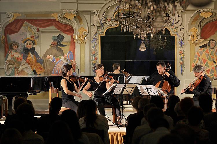Shiran Wang (piano), Škampa Quartet - Chamber Concert, 24.7.2014, International Music Festival Český Krumlov