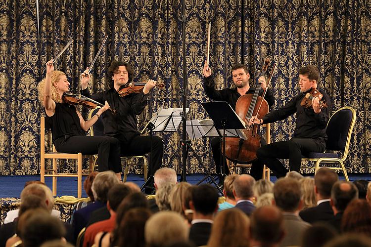 Pavel-Haas-Quartett - Kammerkonzert, 15.8.2014, Internationales Musikfestival Český Krumlov