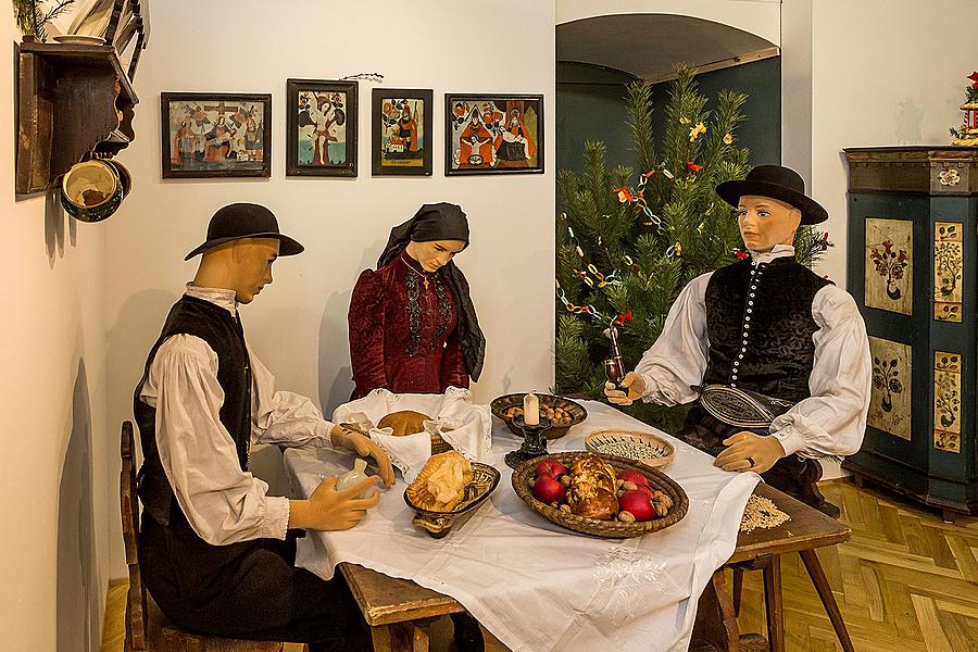 Regionalmuseum: Weihnachtsausstellung 14.12.2014, Advent und Weihnachten in Český Krumlov
