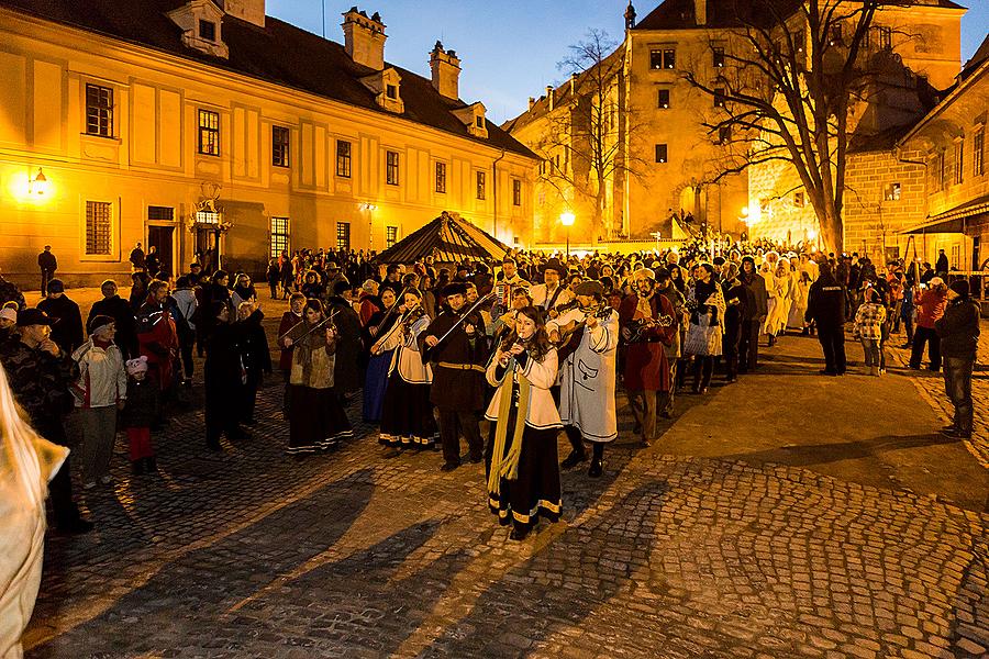 Lebende Krippe, 23.12.2014, Advent und Weihnachten in Český Krumlov