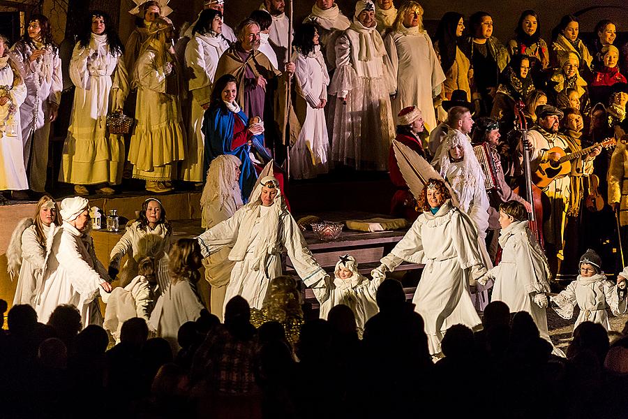 Live Nativity Scene, 23.12.2014, Advent and Christmas in Český Krumlov
