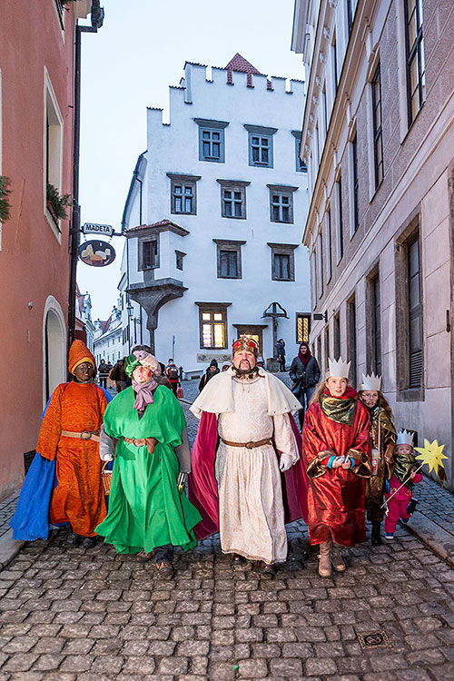 Drei Könige, 6.1.2015, Advent und Weihnachten in Český Krumlov