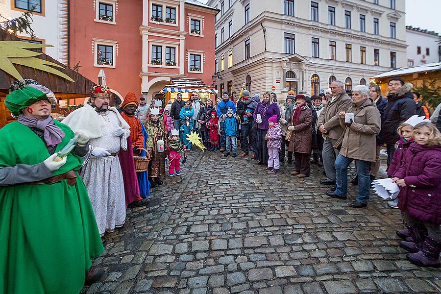 Drei Könige, 6.1.2015, Advent und Weihnachten in Český Krumlov
