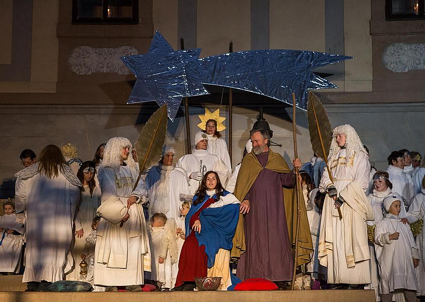 Live Nativity Scene, 23.12.2015, Advent and Christmas in Český Krumlov