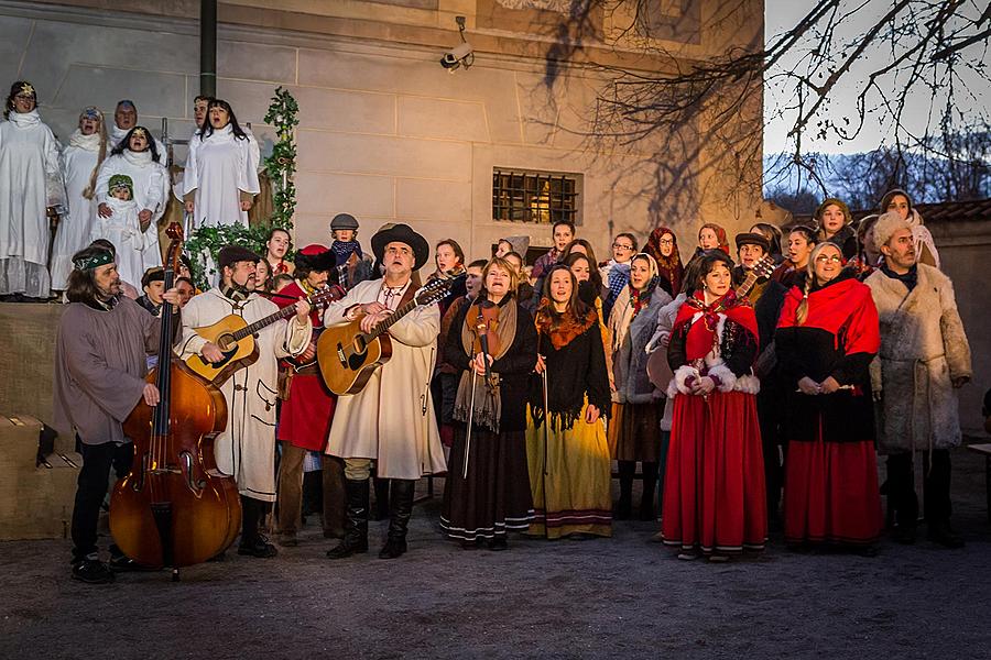 Live Nativity Scene, 23.12.2015, Advent and Christmas in Český Krumlov