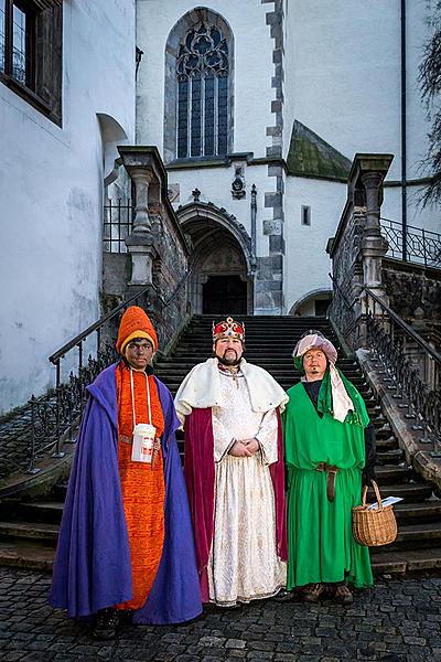 Three Kings, 6.1.2016, Advent and Christmas in Český Krumlov