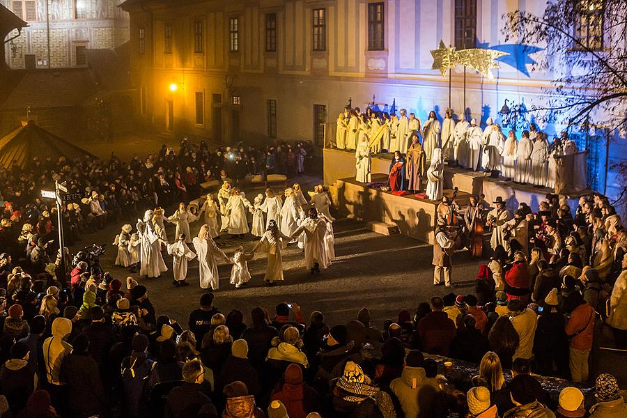 Lebende Krippe, 23.12.2016, Advent und Weihnachten in Český Krumlov