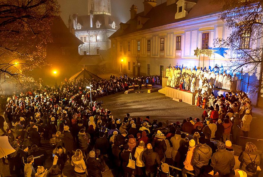 Live Nativity Scene, 23.12.2016, Advent and Christmas in Český Krumlov