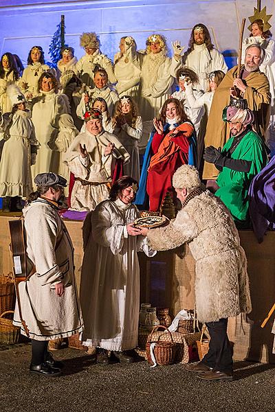 Live Nativity Scene, 23.12.2016, Advent and Christmas in Český Krumlov