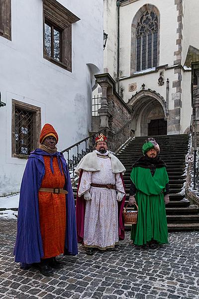 Drei Könige, 6.1.2017, Advent und Weihnachten in Český Krumlov