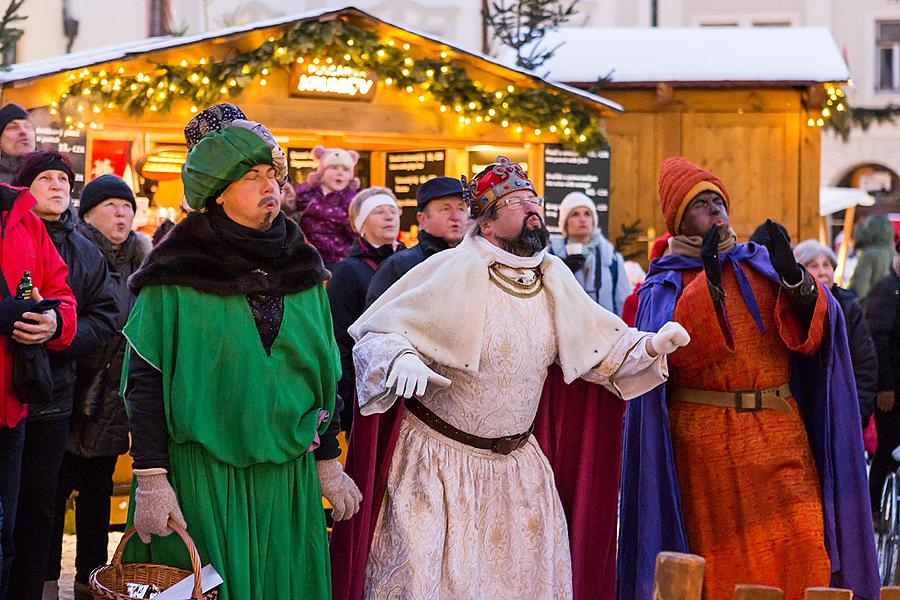 Drei Könige, 6.1.2017, Advent und Weihnachten in Český Krumlov