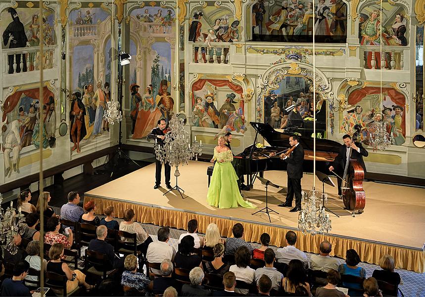 Marcela Cerno /soprano/, Daniel Serafin /baritone/ and Janoska Ensemble, 3.8.2017, 26th International Music Festival Český Krumlov 2017