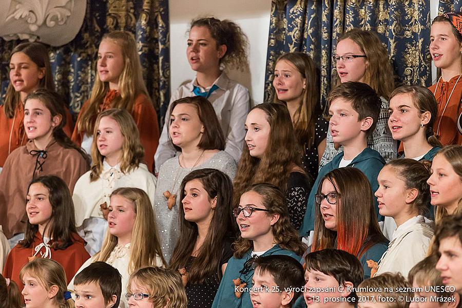 Concert for the Town to the 25th Anniversary of Enumeration of Český Krumlov in the UNESCO List, Castle Riding School 13.12.2017