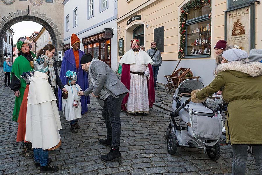 Three Kings, 6.1.2018, Advent and Christmas in Český Krumlov