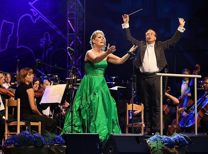Piotr Beczała (tenor) and Sondra Radvanovsky (soprano), PKF – Prague Philharmonia, Leoš Svárovský (conductor), International Music Festival Český Krumlov 21.7.2018