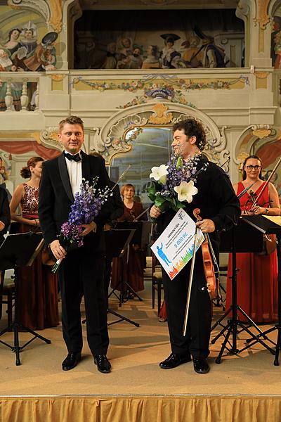Miroslav Ambroš (violin) and Jaroslaw Nadrzycki (violin), South Czech Philharmonic, Jan Kučera (conductor), International Music Festival Český Krumlov 24.7.2018