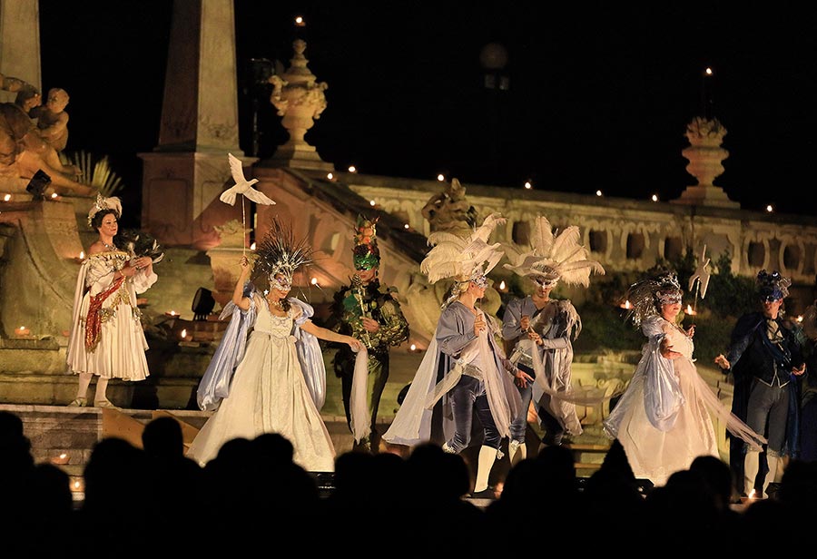 Venus and the elements: Music and dance from the era of the Sun King (Opening gala evening with Baroque illumination), 19.7.2019, Internationales Musikfestival Český Krumlov
