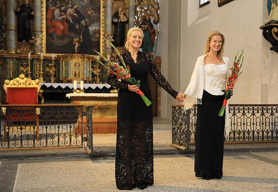 Tereza Mátlová (vocals), Michaela Káčerková (organ), Laudate Dominum – hymns, 21.7.2019, Internationales Musikfestival Český Krumlov