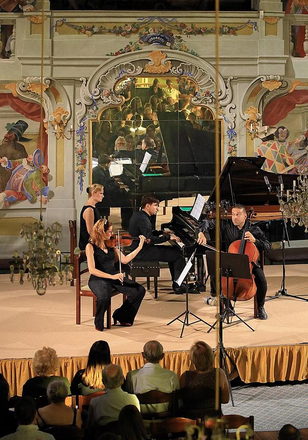 Piano trio Bacarisse (Spain), From Romanticism to the 20th century and back to Classicism, 24.7.2019, Internationales Musikfestival Český Krumlov