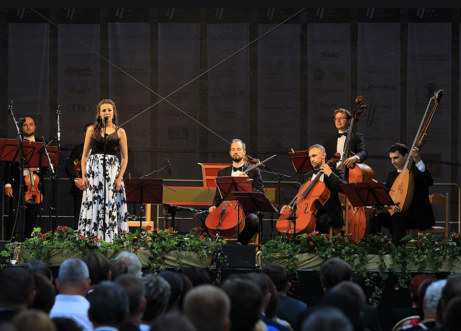 Kristýna Kůstková, Nikola Uramová (soprano), Barocco sempre giovane, 26.7.2019, Internationales Musikfestival Český Krumlov