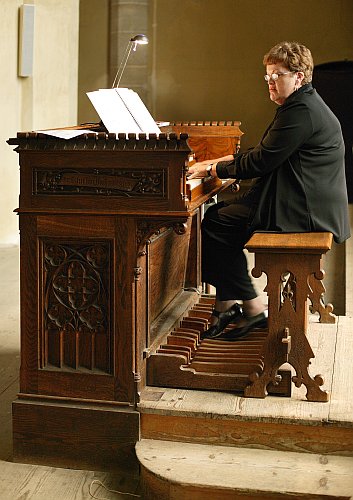 Daleen Kruger (South Africa) – Organ Recital, 24th July 2005, International Music Festival Český Krumlov, source: © Auviex s.r.o., photo: Libor Sváček