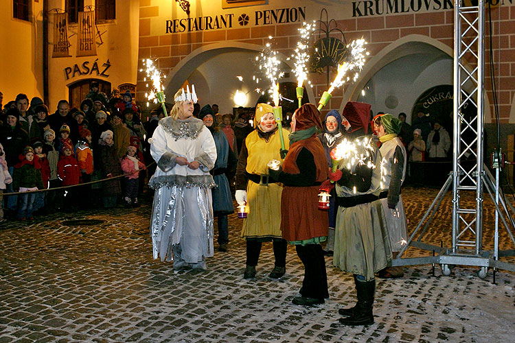 Advent 2007 in Český Krumlov im Bild